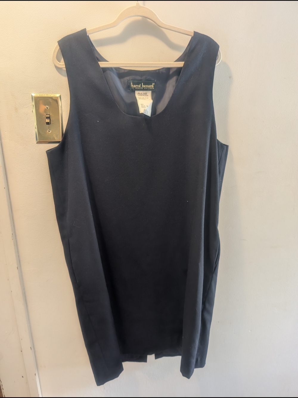 Harve Benard Navy Sleeveless Shift Tunic